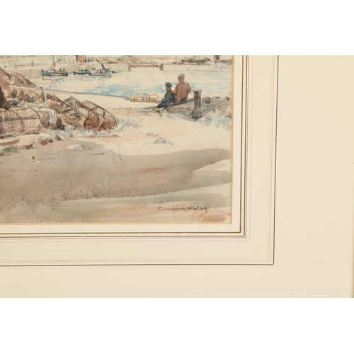 486 - George Cameron Foley (Scottish, Falkirk 1910- Duns 1992)Gilt framed, watercolour - signed'St Abbs'30... 