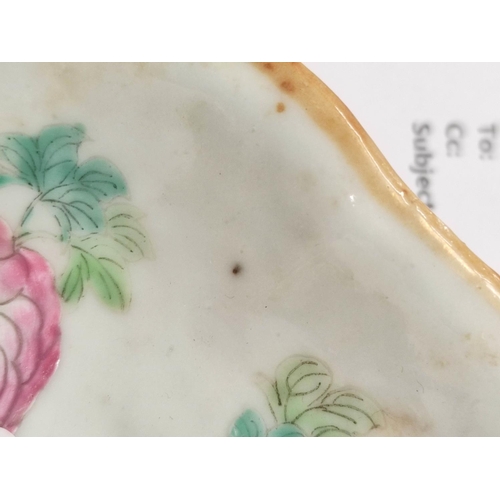 349 - Group of Chinese export porcelain to include 18th century famille rose globular teapot with cover, p... 