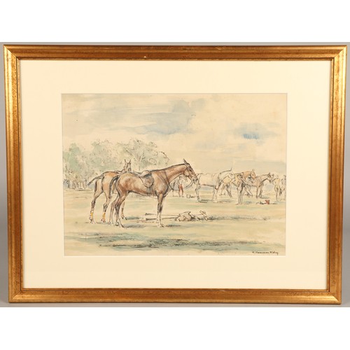 490 - George Cameron Foley (Scottish, Falkirk 1910-Duns 1992)Pair of gilt framed watercolours - both signe... 