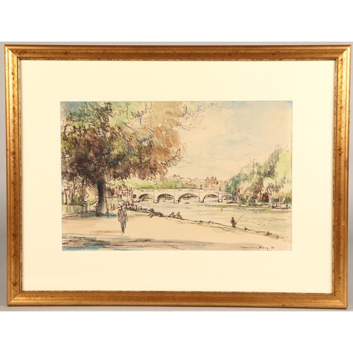 490 - George Cameron Foley (Scottish, Falkirk 1910-Duns 1992)Pair of gilt framed watercolours - both signe... 