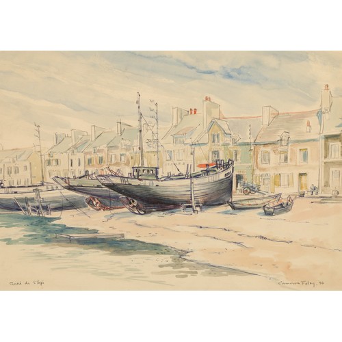 491 - George Cameron Foley (Scottish, Falkirk 1910- Duns 1992)Pair of gilt framed watercolours, both signe... 