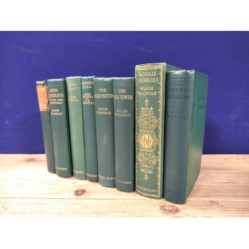 182 - WALPOLE HUGH.  8 various vols. incl. some 1st's. Two signed & inscribed by the author.... 