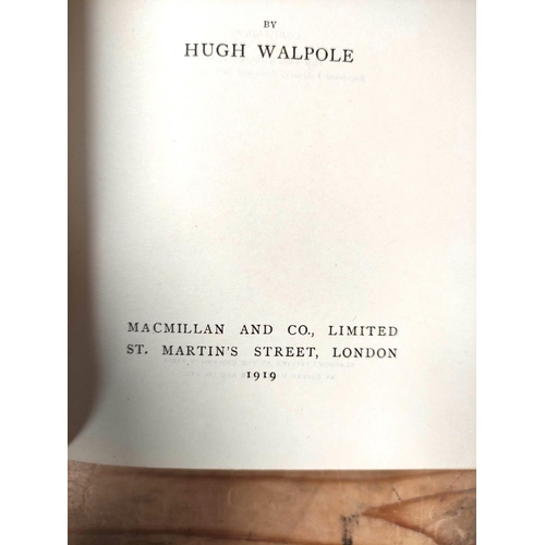 182 - WALPOLE HUGH.  8 various vols. incl. some 1st's. Two signed & inscribed by the author.... 