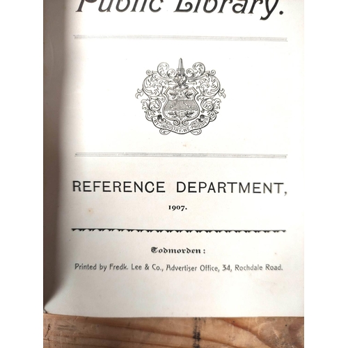 190 - SPARKE ARCHIBALD.  Bibliographia Boltoniensis, Being A Bibliography, With Biographical Det... 