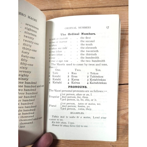 195 - WILLIAMS WILLIAM.  A Dictionary of the New Zealand Language & A Concise Grammar to Which is Adde... 