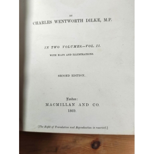 197 - DILKE CHARLES W.  Greater Britain, A Record of Travel in English-Speaking Countries During... 