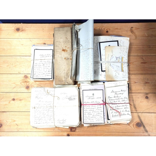 201 - Documents & Ephemera - Shropshire & Wales.  1870's. Large & interesting bundles of busin... 