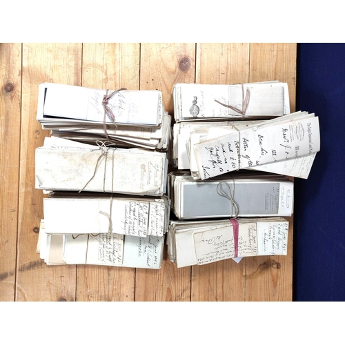 202 - Documents & Ephemera - Edinburgh.  1874-93. Correspondence bundles of business & client lett... 