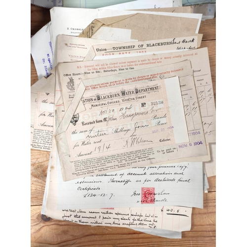 213 - Documents & Ephemera - Lancashire - Blackburn & Area.  Early to mid 20th century. ... 