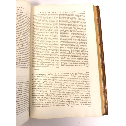 222 - STURLSON SNORRI (Icelandic, 1197 - 1241) Heimskringla edr Noregs Konunga Sögor, af Snorra Sturlusyni... 