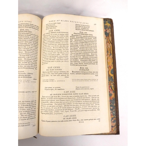 222 - STURLSON SNORRI (Icelandic, 1197 - 1241) Heimskringla edr Noregs Konunga Sögor, af Snorra Sturlusyni... 