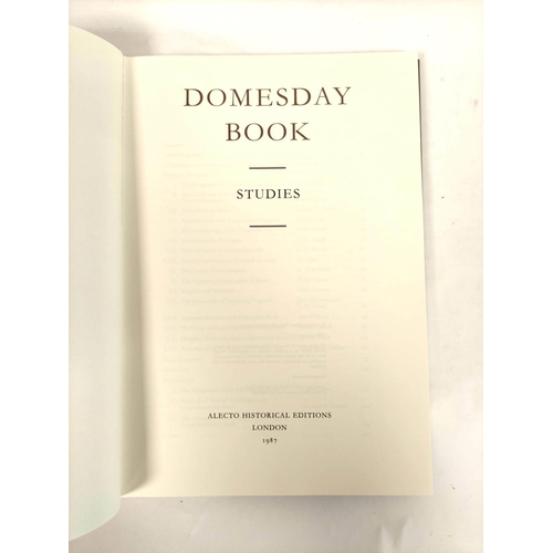 224 - Alecto Historical Editions.  Domesday Book. Studies, together with the two accompanying vo... 