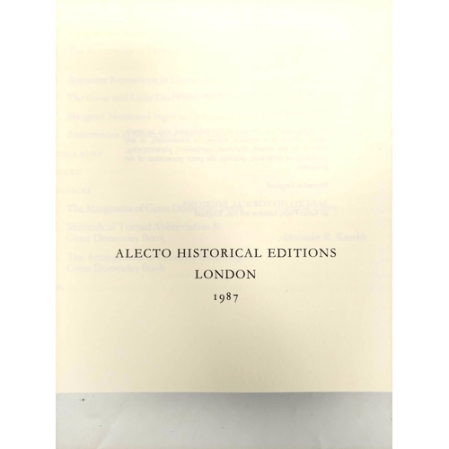 224 - Alecto Historical Editions.  Domesday Book. Studies, together with the two accompanying vo... 