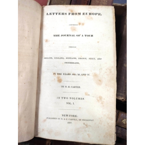 251 - Travel & Topography, mainly European.  18 antiquarian & other vols., generally poo... 