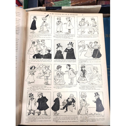 252 - Le Rire.  5 bound quarto vols. of this French humorous publication containing approx. 250 ... 