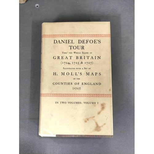 254 - DEFOE DANIEL.  Daniel Defoe's Tour Thro'  the Whole Island of Great Britain ... Illustrated with a S... 