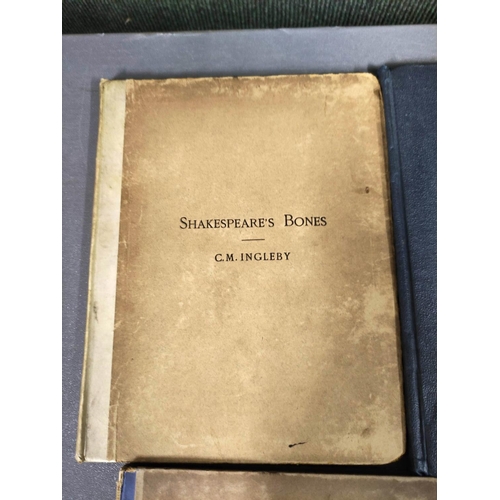 258 - SHAKESPEARE WILLIAM.  6 vols. re. Shakespeare & his works, incl. More About Shakespear... 