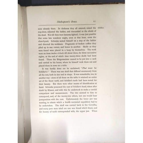 258 - SHAKESPEARE WILLIAM.  6 vols. re. Shakespeare & his works, incl. More About Shakespear... 