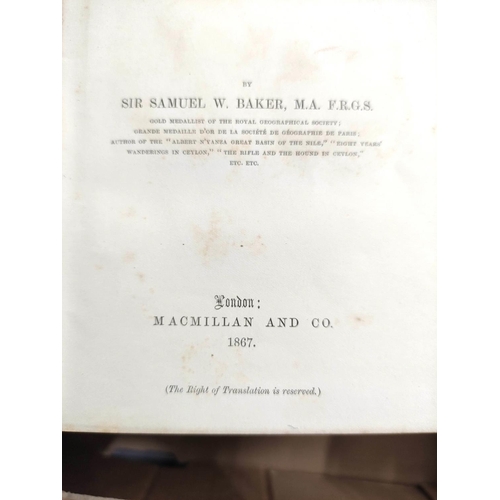 264 - BAKER SIR SAMUEL W.  The Nile Tributaries of Abyssinia & the Sword Hunters of the Hamr... 