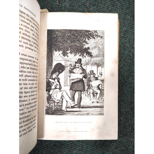 268 - TROLLOPE FRANCES.  Paris & the Parisians in 1832. 2 vols. Half titles. Eng. plates, as... 