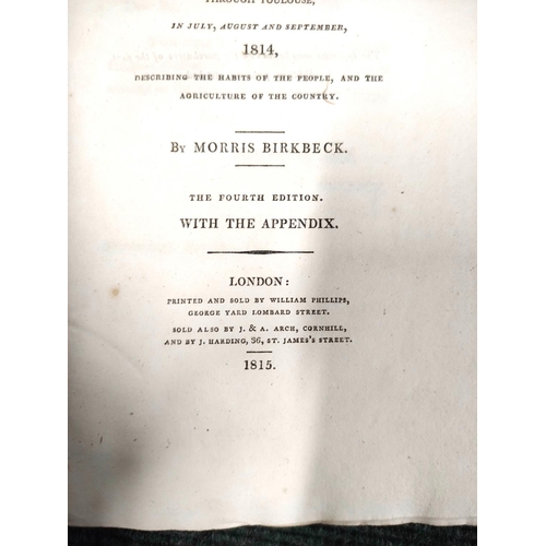 271 - JAMES J. T.  Journal of a Tour in Germany, Sweden, Russia, Poland, During the Years 1813 &... 