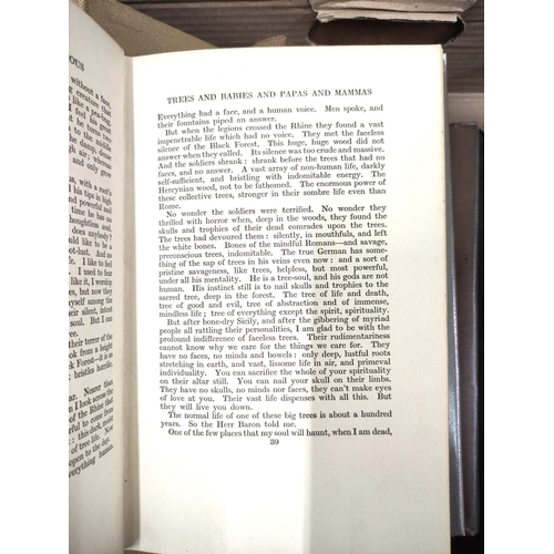 273 - LAWRENCE D. H.  Fantasia of the Unconscious. Maroon cloth in chipped d.w. 1st UK ed., 1923... 