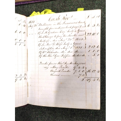 276 - Hayton National School.  General Cash Account. 2 manuscript cash books with well written d... 