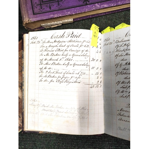 276 - Hayton National School.  General Cash Account. 2 manuscript cash books with well written d... 