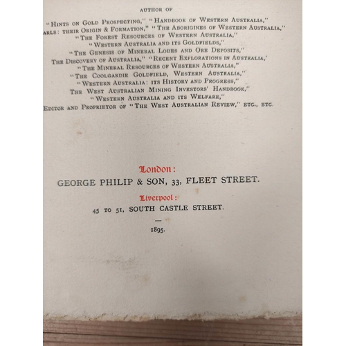 297 - CALVERT ALBERT F.  The Exploration of Australia. Frontis & plates. Lacking the fldg. m... 