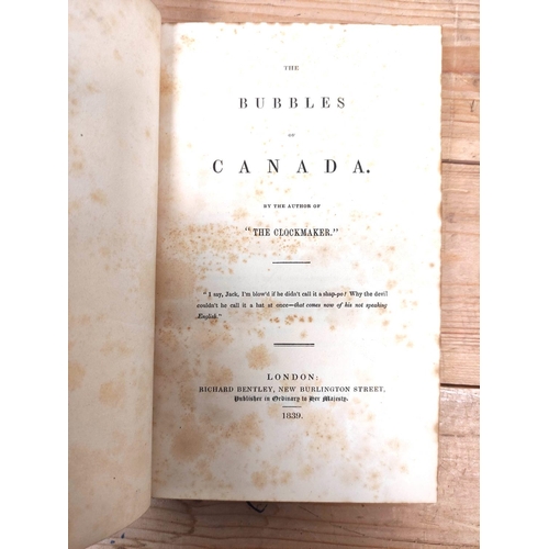 298 - HALL LIEUT. FRANCIS.  Travels in Canada & the United States in 1816 & 1817. Fldg. ... 