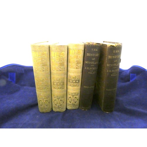 102 - BURNS ROBERT.  The Centenary Burns, The Poetry of Robert Burns. The set of 4 vols. Half titles. Eng.... 