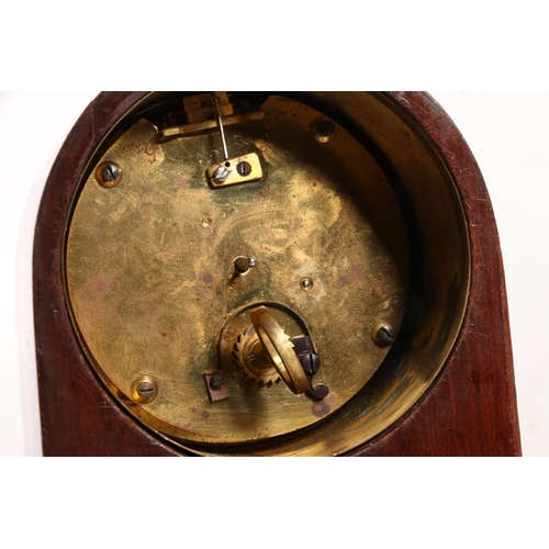 20 - Wilson & Sharp of Edinburgh mahogany mantle clock.