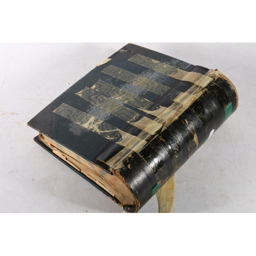 369 - Bound book of notes and ledgers, 1909-1916 relating to Glasgow and Area Building Works, containing h... 