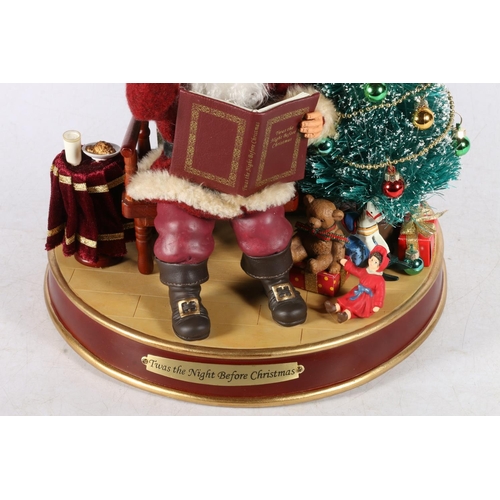 66 - Twas the Night Before Christmas storytelling Santa by Bradford Editions.