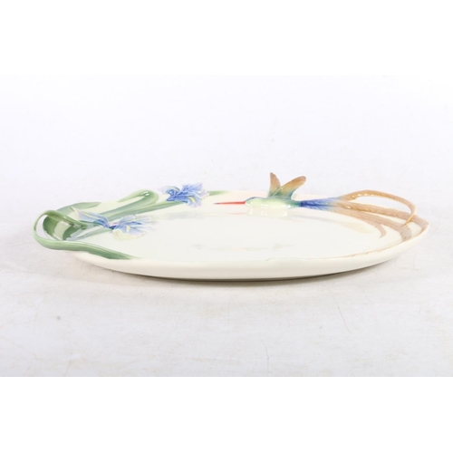 73 - Franz porcelain plate, 30cm wide.