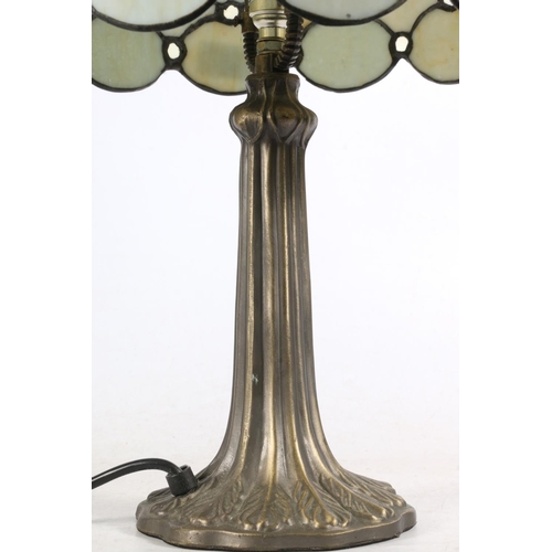 92 - Tiffany style table lamp, 41cm high.