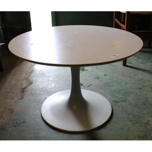 703 - Retro Arkana tulip style occasional table.