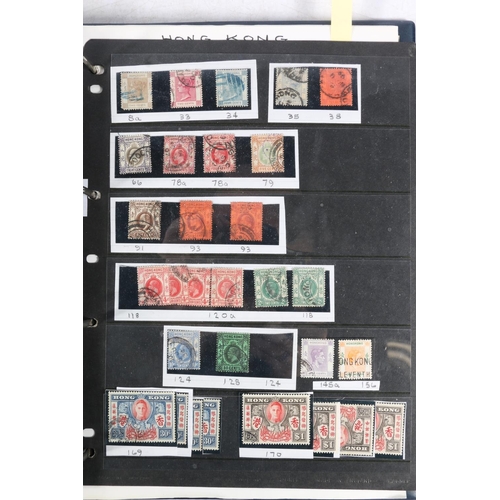 625 - 20th century used stamp collection held across nine stock books and album to include a stock book of... 