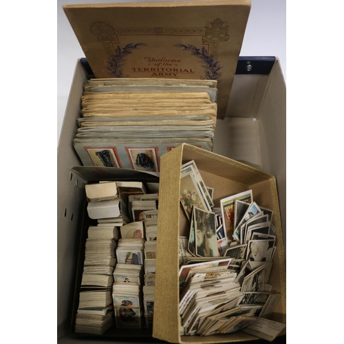 649 - Large collection of cigarette cards to include John Player and Sons booklets International Air Liner... 