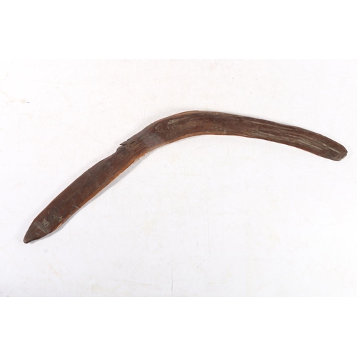 652 - Aboriginal boomerang, 45cm long.