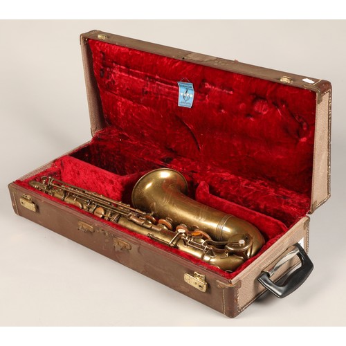 317 - Vito Alto Saxophone, stamped 2688A, engraved VITO  Kenosha, WIS in vintage Vito case