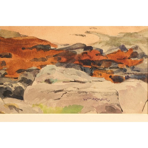 499 - William Armour R.S.A. R.S.W. (Scottish 1903-1979), Gilt framed watercolour, signed, 