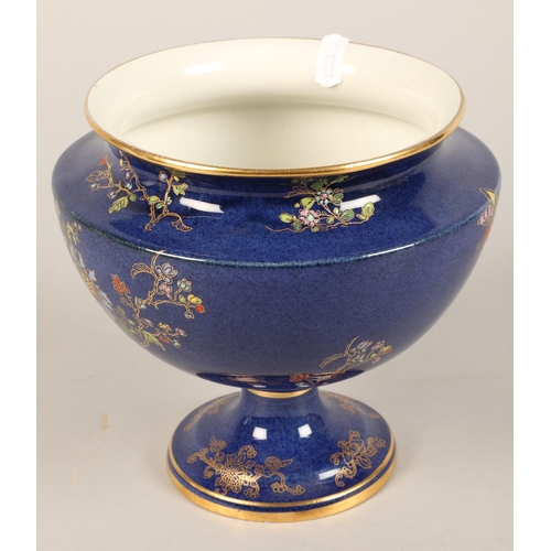 217 - Carlton Ware Bleu Royale vase.