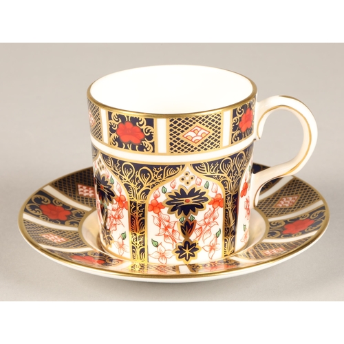 199 - Royal Crown Derby Imari coffee service, six cups & six saucers