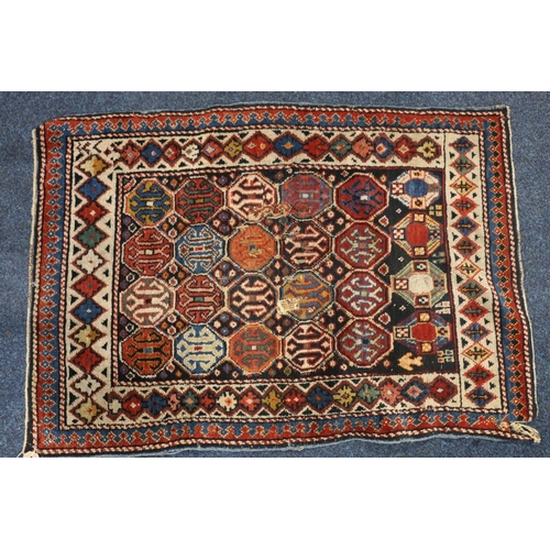 749 - Caucasian prayer rug, 110cm x 75cm