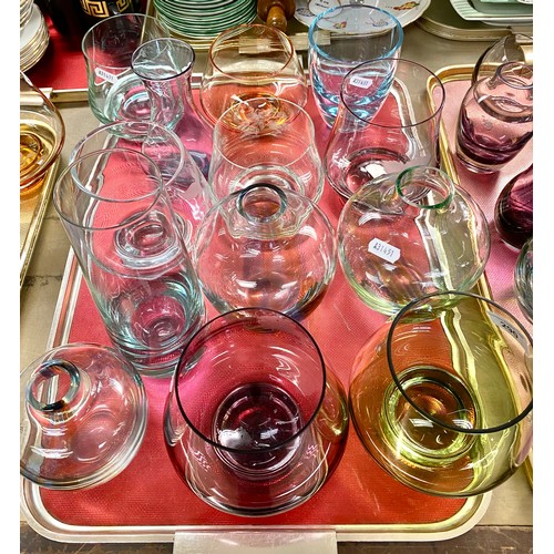 290 - Selection of studio glassware,  including Caithness