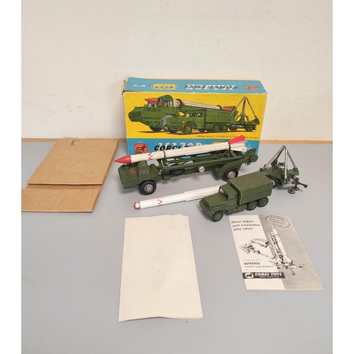 90 - Corgi Toys. Major Gift Set No 9: 'Corporal' Missile, Erector Vehicle, Launcher and Town Truck. Boxed... 