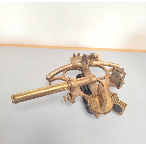 467 - Hughes & Son Limited London, cased sextant no 25277. 