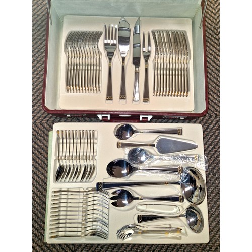 358 - Bestecke Solingen cutlery canteen, carry case with combination lock