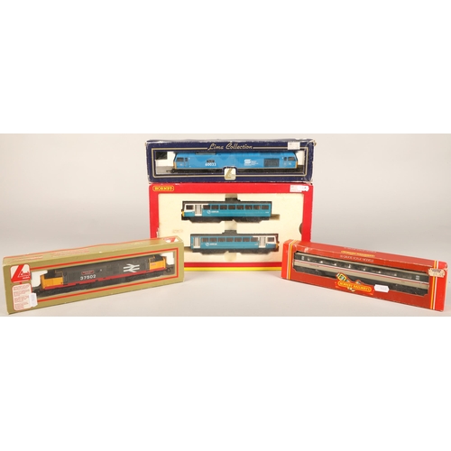 318 - Various boxed model trains, including Hornby Arriva train-. 00 gauge class 142 in box, Hornby  ... 